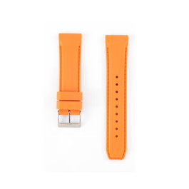 Lacoste Correa de Silicona Naranja 20mm