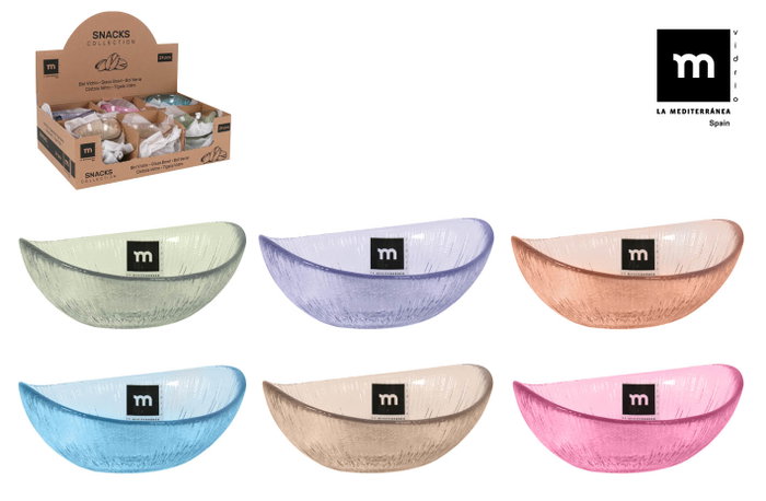 La Mediterranea Bol para Snacks Colores (48 Unidades) 12,2 x 10,2 x 4,7 cm La Mediterranea Bol para Snacks Colores (48 Unidades) 12,2 x 10,2 x 4,7 cm