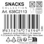 La Mediterranea Bol para Snacks Colores (48 Unidades) 12,2 x 10,2 x 4,7 cm