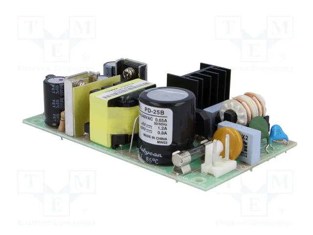 MEAN WELL PD-25B Alimentador de impulso abierto 25,5W