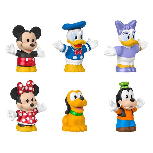 Fisher-Price Pack de 6 figuras Little People Mickey y sus amigos Fisher-Price Pack de 6 figuras Little People Mickey y sus amigos