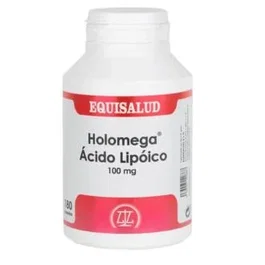 EQUISALUD Holomega Ácido Lipoico 100 mg - Complemento Alimenticio Antioxidante para el Sistema Inmune - 180 Cápsulas