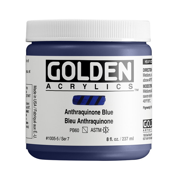 Golden Heavy Body Colores Acrílicos Azul Antraquinona 237 ml Golden Heavy Body Colores Acrílicos Azul Antraquinona 237 ml