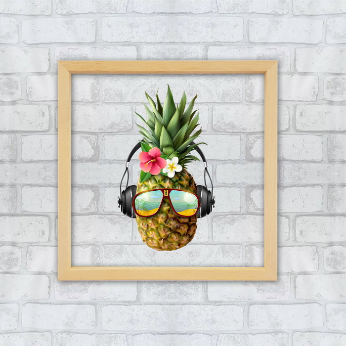 Wallity Cuadro Decorativo Enmarcado CAM22140, 32x32 cm, Cristal 3mm y Marco de Madera Wallity Cuadro Decorativo Enmarcado CAM22140, 32x32 cm, Cristal 3mm y Marco de Madera
