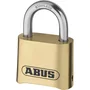 Abus Candado combinado 180IB/50 B/DFNLI, Cuerpo de latón forjado, Arco de acero inoxidable, Código numérico de cuatro dígitos