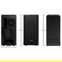 be quiet! PURE BASE 600 Window Midi Tower Negra con Ventana para PC ATX, Micro ATX, Mini-ITX, ideal para Gaming