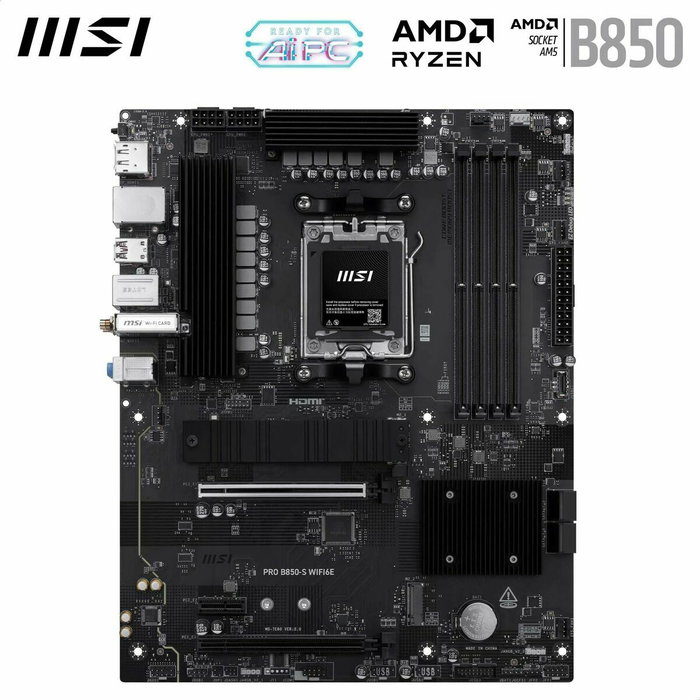 MSI PRO B850-S WIFI6E ATX DDR5 AM5