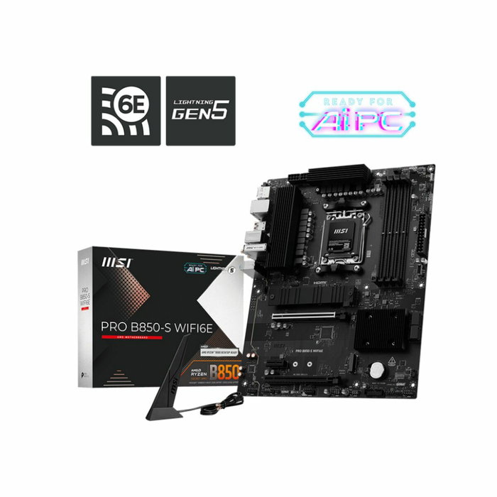 MSI PRO B850-S WIFI6E ATX DDR5 AM5