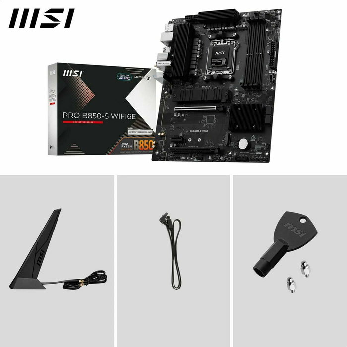 MSI PRO B850-S WIFI6E ATX DDR5 AM5