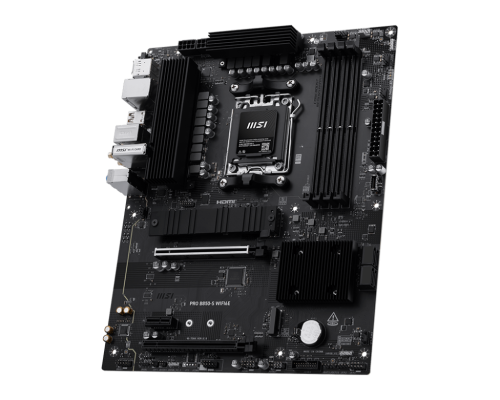 MSI Placa Base PRO B850-S WIFI6E AMD B850 Socket AM5 ATX DDR5 M.2 2.5GbE Wi-Fi 6E Bluetooth 5.3 911-7E80-002