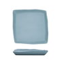 Summa Io Azul Plato Llano Cuadrado de Gres (Set de 6) de 21.5 cm