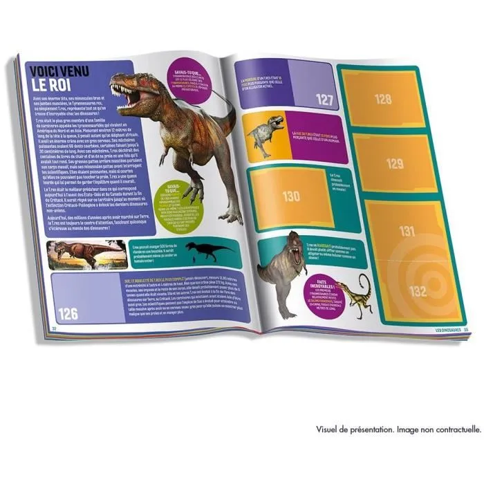 Álbum para tarjetas coleccionables - PANINI - DINOS NATIONAL GEOGRAPHIC KIDS - PANINIPEDIA