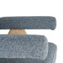Sillón Azul Tejido-Madera Salón 74 X 76 X 85 cm