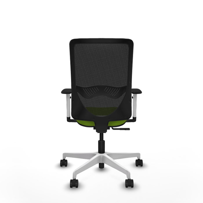 PIQUERAS Y CRESPO Silla de oficina Zulema con mecanismo Sincro, Pistacho y Negro
