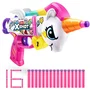 ZURU XSHOT Skins BlasterCorn Heartbreaker - Pistola de dardos para niños + 16 dardos - Juguete para mayores de 8 años