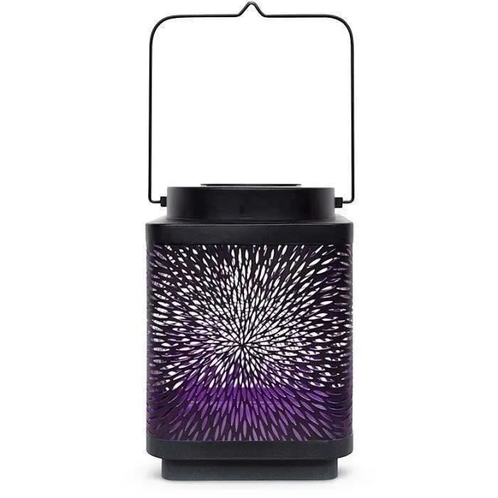 Garden Id Linterna solar Attract Morado 11 x 11 h15 cm 70703189 Autonomía 6-8 horas Móvil Botón encendido/apagado Garden Id Linterna solar Attract Morado 11 x 11 h15 cm 70703189 Autonomía 6-8 horas Móvil Botón encendido/apagado