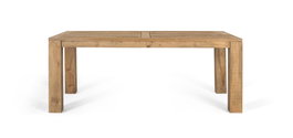 GINER Y COLOMER Mesa de Comedor En Madera de Mango Maciza 200 cm, Acabado Natural, Diseño Robusto y Estable, con Tapa de 3 cm de Grosor
