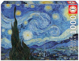 EDUCA BORRAS Puzzle Noche Estrellada Van Gogh 1000 piezas