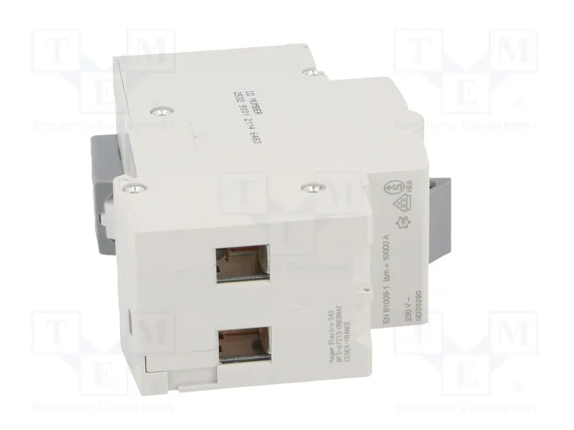 Hager ADA516D Interruptor Diferencial Typ A 1P+N 16A 30mA 10kA