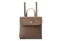 Lucky Bees Marilyn Dark Mink Mochila de Cuero de Polivinilo Negro Elegante y Funcional