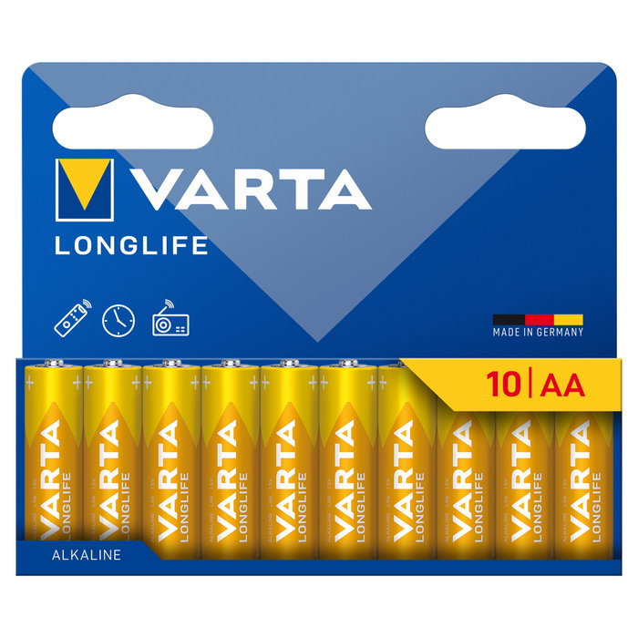 VARTA LONGLIFE AA PACK 10 4106101761 VARTA LONGLIFE AA PACK 10 4106101761