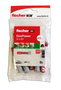 FISCHER DUOPOWER 5X25 Blíster 30 uds. de anclajes de taco de expansión