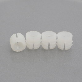 HERRAJES ALK Tuerca Nylon Expansible En Tiras D10-10 M6 Para Taladro 10Mm Set de 100