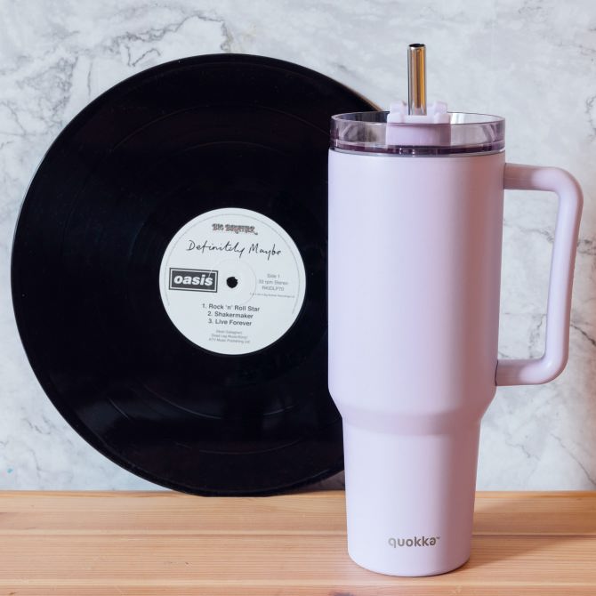 QUOKKA Taza Termo Quokka 1200ml Acero Inoxidable, Color Stream Purple XL, 1200 ml