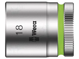 WERA Vaso Zyklop HEX 18mm 3/8 pulg. 6 puntas
