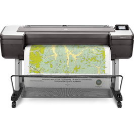 HP DesignJet T1700 W6B55A Plotter de Inyección Gran Formato 44" (1118 mm), con 6 Cartuchos y Cabezales USB/Ethernet/Wi-Fi