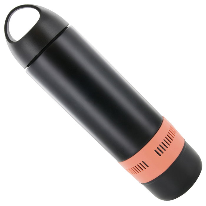 Cook Concept Botella 350 Ml Con Altavoz Bluetooth Acero Inoxidable