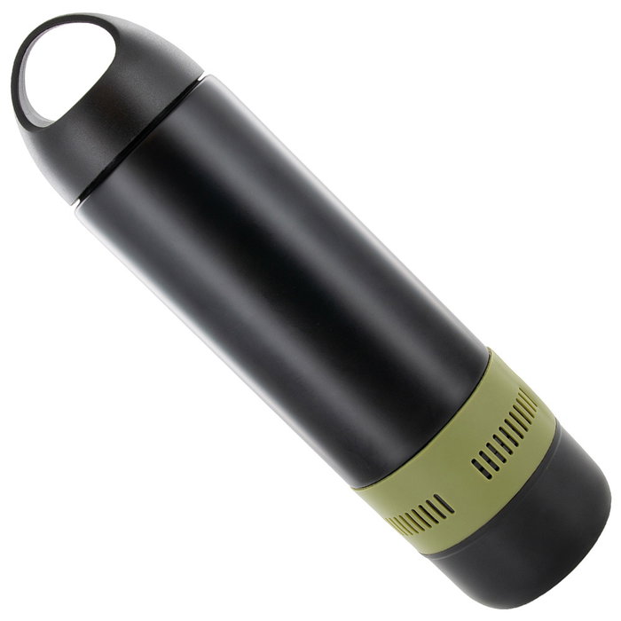 Cook Concept Botella 350 Ml Con Altavoz Bluetooth Acero Inoxidable