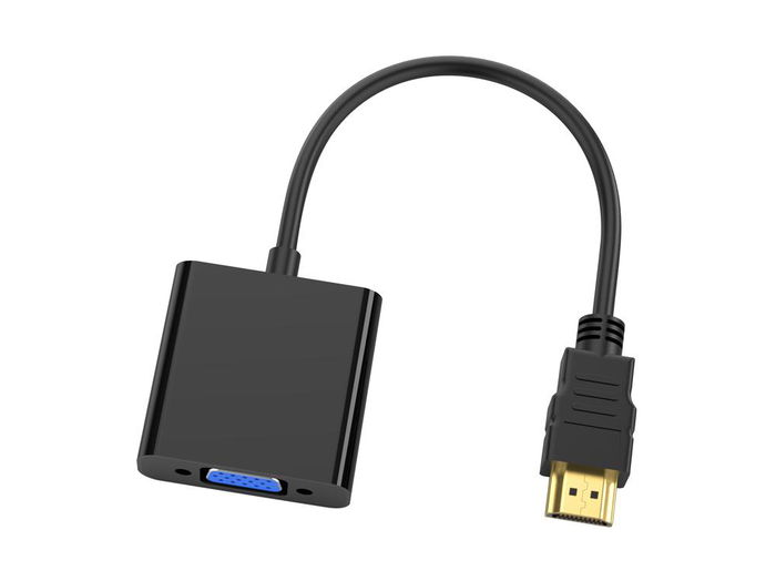 Conceptronic Adaptador HDMI a VGA 0.25 m ABBY20B - Convertidor de Señal 1080p 60 Hz