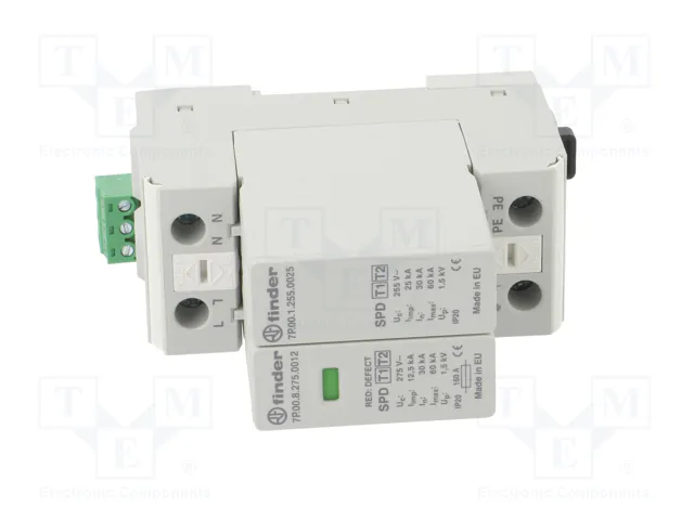 FINDER Limitador de sobretensiones Tipo 1+2 1+NPE 50kA