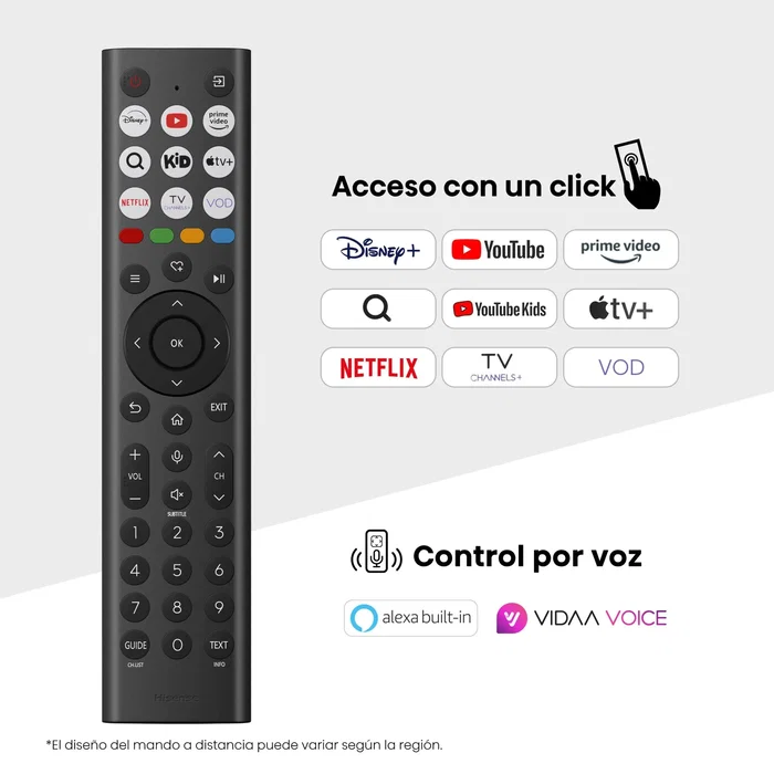 Hisense 65E7Q PRO 65 pulgadas 4K QLED Pro Smart TV Negro