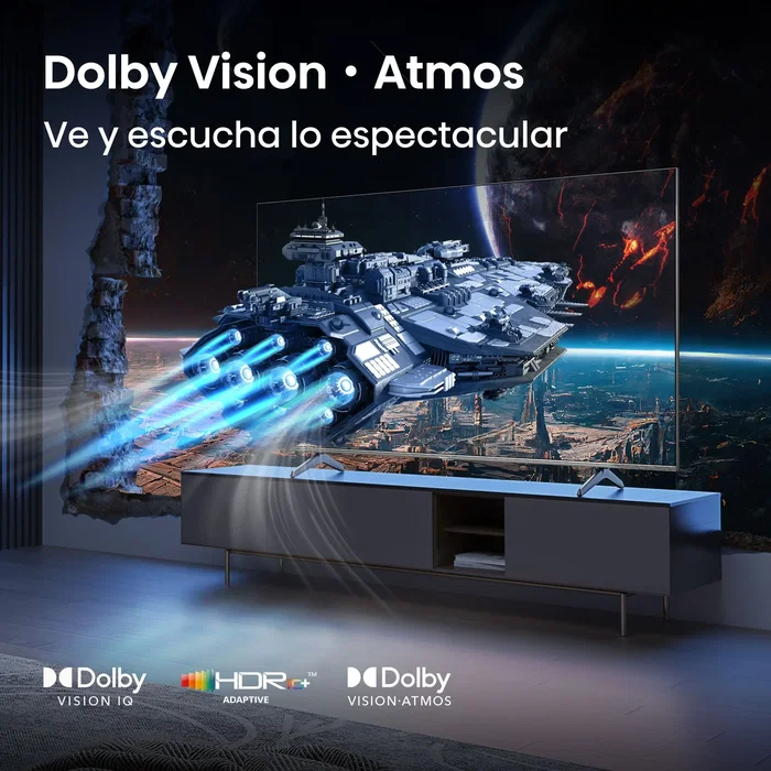 Hisense 65E7Q PRO 65 pulgadas 4K QLED Pro Smart TV Negro