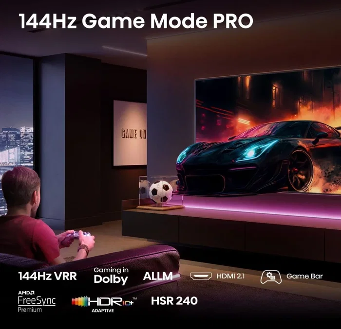 Hisense 65E7Q PRO 65 pulgadas 4K QLED Pro Smart TV Negro