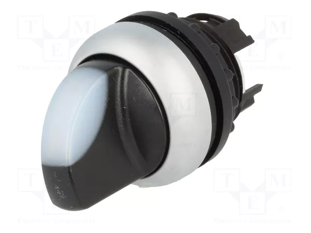 Eaton M22-WRLK-W Interruptor de palanca acodillada de 2 posiciones blanco Eaton M22-WRLK-W Interruptor de palanca acodillada de 2 posiciones blanco