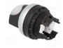 Eaton M22-WRLK-W Interruptor de palanca acodillada de 2 posiciones blanco