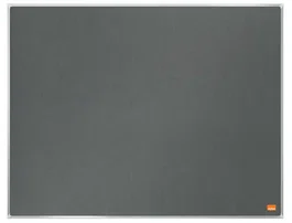 Nobo Tablero de anuncios Impression Pro fieltro gris 600x450 mm con marco de aluminio