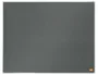 Nobo Tablero de anuncios Impression Pro fieltro gris 600x450 mm con marco de aluminio