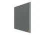 Nobo Tablero de anuncios Impression Pro fieltro gris 600x450 mm con marco de aluminio