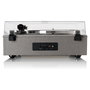 Lenco LS-440GY Tocadiscos de Tracción por Correa Automático Gris, 4 Altavoces, Bluetooth 5.0, Plato de Aluminio 33/45 RPM, Control de Tono y Botones, 40W RMS