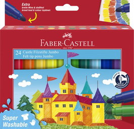 Rotulador Faber-Castell Jumbo Caja De 24 (Set de 6)