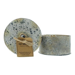 Victorian Tin Round Peach Grapefruit, Vela aromática, 280 g