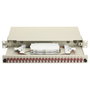 EQUIP Caja de empalme de fibra óptica 24-Port LC-Duplex OM4 1U Gris