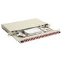 EQUIP Caja de empalme de fibra óptica 24-Port LC-Duplex OM4 1U Gris