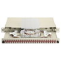 EQUIP Caja de empalme de fibra óptica 24-Port LC-Duplex OM4 1U Gris