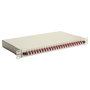 EQUIP Caja de empalme de fibra óptica 24-Port LC-Duplex OM4 1U Gris