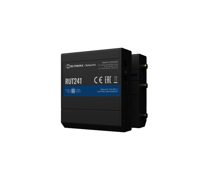 Teltonika RUT241 Router Industrial LTE 4G WiFi Negro